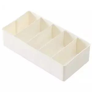 서랍속 속옷정리 칸막이수납함 화장대 양말보관 사무실 책상정리용품 화이트