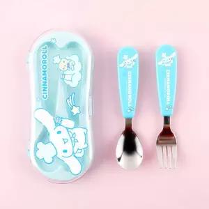 산리오 큐티 스푼포크 케이스세트-시나모롤