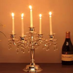 빈티지 촛대 크리스탈 엔틱 3헤드 캔들홀더 티라이트