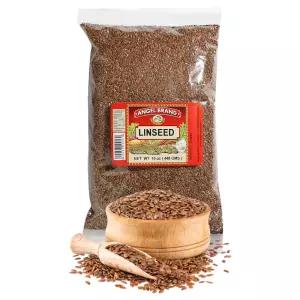 엔젤 브랜드 아마씨드 16온스 파우치 - 스파이스의 영양 파워하우스 스무디 요거트 오트밀 샐러드에