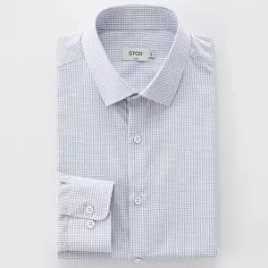 [하프클럽/에스티코]STCO 세이브존04 S/S 봄 체크 슬림핏 셔츠 1DS24108