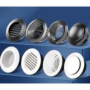 자재 원형 조절 배기구 환풍기 스테인레스 망사 덮개 환기캡 통풍구 커버 환기구