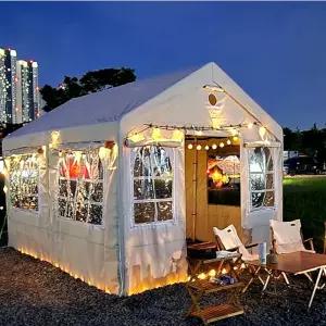 장박 텐트 몽골 대형 3x3세트 가제보 조립식 그늘막 방수 야외 쉘터 포장마