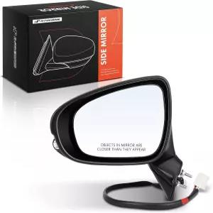 A-프리미엄 운전석 사이드 파워 도어 미러 - Lexus ES350 ES300h 2013 2014와 호환 방향 지시등 퍼들