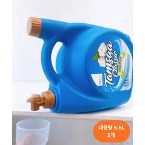 탐사 고농축 섬유유연제 프레쉬 블루,대용량 5.5L, 2개