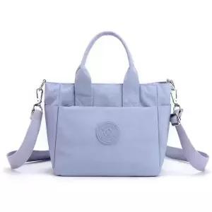 골프 토트백 캔버스 핸드백 파우치 원형 가방 카트 여성용 미니 방수 어깨끈 포함 곤약 퍼플