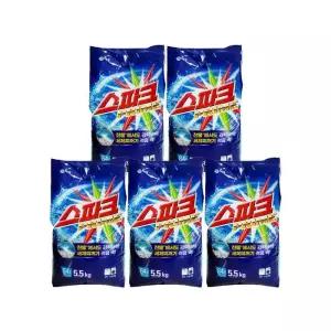 [애경] 스파크 프라임 일반드럼겸용 리필 5.5kg x 5개