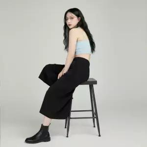 여자 데일리 이지룩 시원한 와이드 치마바지
