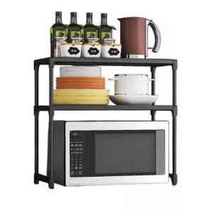 선반 전자렌지 밥솥 오븐 주방 다이 거치대 넓이조절