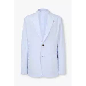 [폴스미스] 퓨어 코튼 투 버튼 자켓 라이트 블루 151485952