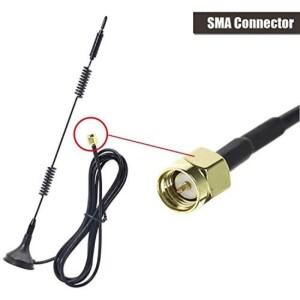 GSM 4G LTE 5G 마그네틱 자석 안테나 600-6000MHz 18dBi SMA 수 3M RG174 케이블 2.4G 와이파이 모뎀 무선