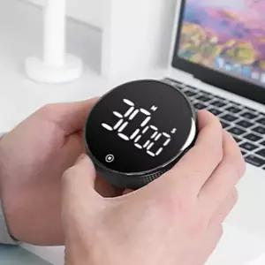 디지털 타이머 다이얼 회전 학습용 주방 타이머 요리 무소음 휴대용 독서실 수험생 탁상용 집중력 조작