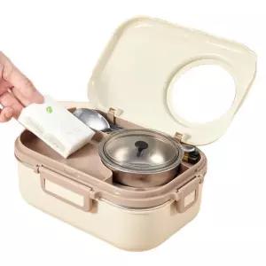 가열도시락 스텐 가열 학생 발열 도시락통 전기 도시락 온열도시락 보온