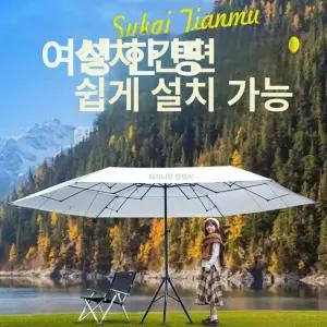 원터치타프 타프쉘 옥타 헥사 메쉬 3.3m 그늘막 옥상