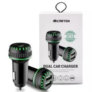 차량용멀티소켓 자동차 시거잭 USB 듀얼 고속충전기 QC3.0