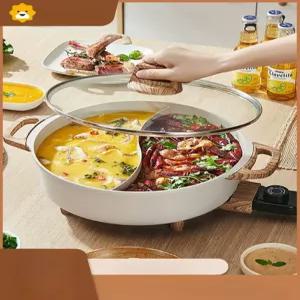 전기 훠궈냄비 홈파티 양쪽 그릴 만능 훠궈 반반냄비 마라탕 판매