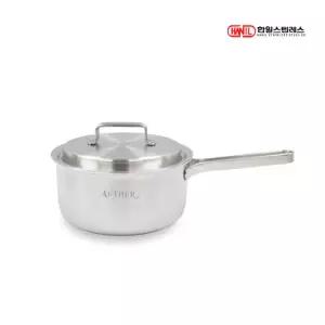 한일스텐레스 에테르 IH인덕션 통5중 무연마제 304스텐 편수냄비 18cm