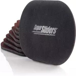 슈퍼 슬라이더 9 1/2인치 x 5 3/4인치 재사용 가능한 XL 헤비 가구 하드우드 바닥용 펠트 바닥 보호대