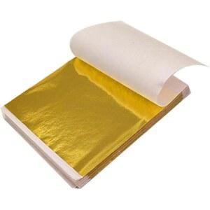 [미국배송] 예술 및 DIY 프로젝트용 금박 시트 200개 예술용 시트 공예용 종이 레진 아트 가구 캔버스 장식 3.15인치 X 3.15인치