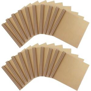 열 프레스용 셀리조 20팩 테플론 시트, 열 전사 프레스 커버 종이 열 저항 전사 보호 매트, 크리컷 철 HTV 비닐, 승화, 베이킹 및 공예용 매트