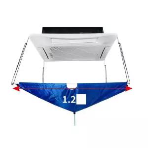 에어컨청소 물받이 비닐천 청소 벽걸이 방수포 세척