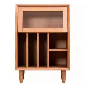 나무 책장 LP 보관함 CD 장식장 수납장 거치대 원목