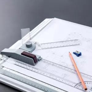 휴대용 제도판 설계도 드로잉보드 A4 A3 제도기 토목세트 측량 기계설계