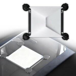 [미국배송] VOURTM 스타링크 미니 마운트 - 액세서리용 석션 컵 안정적인 위성 신호 내부/외부 유리 RV 보트 및 로드 트립을 위한 강력한 카 루프 윈도우