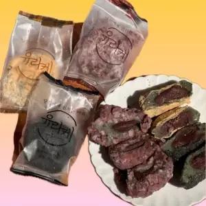 유라케 오메기떡 청정 제주 흑임자 오쟁이떡 30개