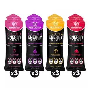 뉴트레이션 엑스트라 스트렝스 에너지 샷 1.7 floz - 비타민 B와 아미노산이 함유된 카페인 250mg