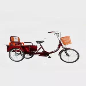 성인 세발자전거 여성용 짐칸 탑재 마실용 어르신용 경량