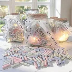 [문구/오피스] 캡슐 편지지 세트 생일 편지지 유리병 편지 기념일 곰신 선물