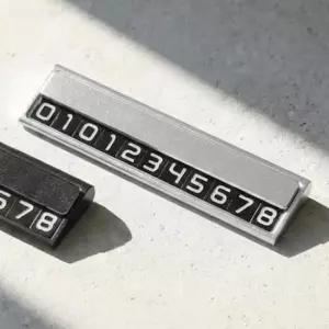 [CAR] 차주 연락처 메탈 프라이버시 보호 커버 주차번호판