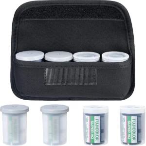 TXEsign 카메라 필름 35mm 135 롤 네오프렌 보관 케이스 가방(블랙)