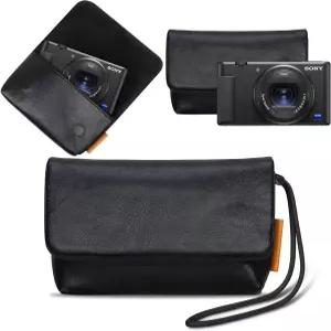 소니 ZV-1 / ZV-1F II 디지털 카메라용 라코 카메라 케이스 백 부드러운 가죽 보호 여행용 파우치 슬리브