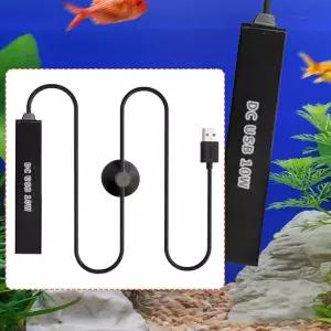 봉히터 온수히터 물데우기 컴팩트 수족관 히터 USB 히팅 로드 물고기 거북이 수조를 위한 온도 조절 기능