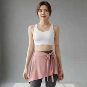 /다잇템 여자 애슬레저 힙커버 스커트