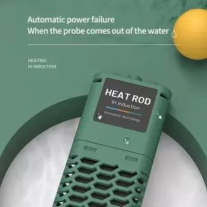 봉히터 온수히터 물데우기 수족관 다이빙 히터 수조 LCD 실시간 전력 디스플레이 물 가열 막대 액세서리 50