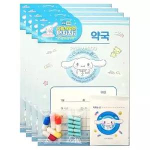 [문구/오피스] 산리오 처방전 편지지 세트 랜덤 4P 사랑 친구 우정 캐릭터 편지 선물