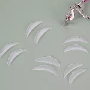 셀프 속눈썹펌 실리콘 왕관롯드 C컬 U컬 5세트 속눈썹파마 재료