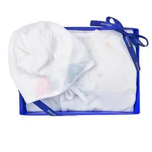 [압소바] 2026SS구름말 배냇저고리 신생모 2종세트(아기선물) (B1A1B10104)