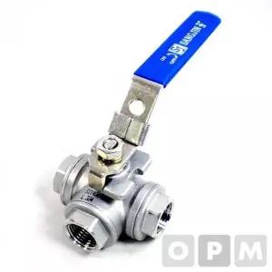 [셀러에이드]삼방식 볼밸브 50A 배관용 밸브 50밀리미터 삼방