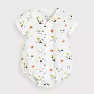 [보리보리/모이몰른]아일랜드밤부메쉬반팔바디수트