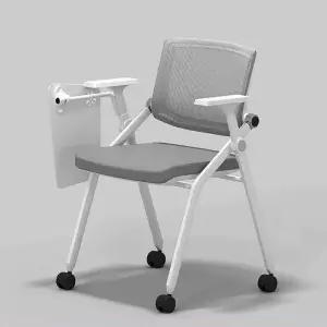 접이식 책걸상 컴퓨터 회의용 사무용 일체형