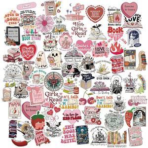 200피스 홀로그램 책 애호가 스티커 선물세트, 독서 테마 무지개 빛깔의 비닐 데칼, 킨들, 노트북, E-리더기, 물병, 일기, 스크랩북, 장식용 방수