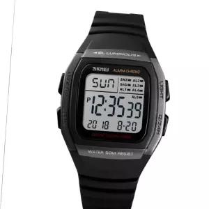 멀티 알람 학생 군인 방수 전자 심플 가벼운 손목 시계 5개