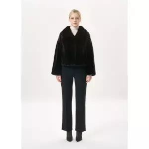 [롯데백화점]진도모피 윙 카라 밍크 숏자켓 (CMJ017)