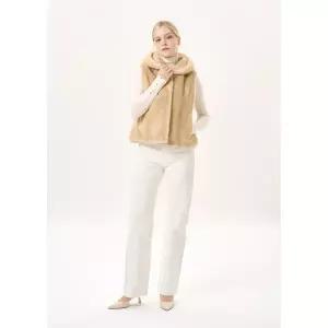 [롯데백화점]진도모피 베이직 후드 밍크 베스트 (CMV013)