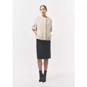 [롯데백화점]진도모피 컬러 블록 밍크 자켓 (CFJ016)