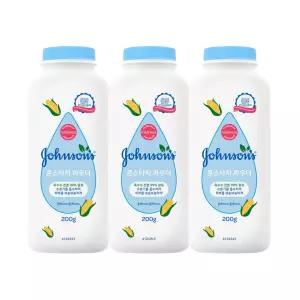 콘스타치파우더 존슨즈파우더 존슨앤존슨 200g 3개